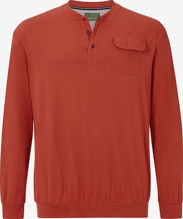 Charles Colby Sweatshirt ' Earl Keith ' in Orange: front