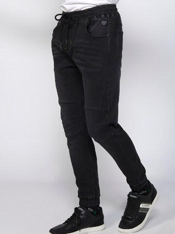 KOROSHI Slimfit Jeans in Zwart