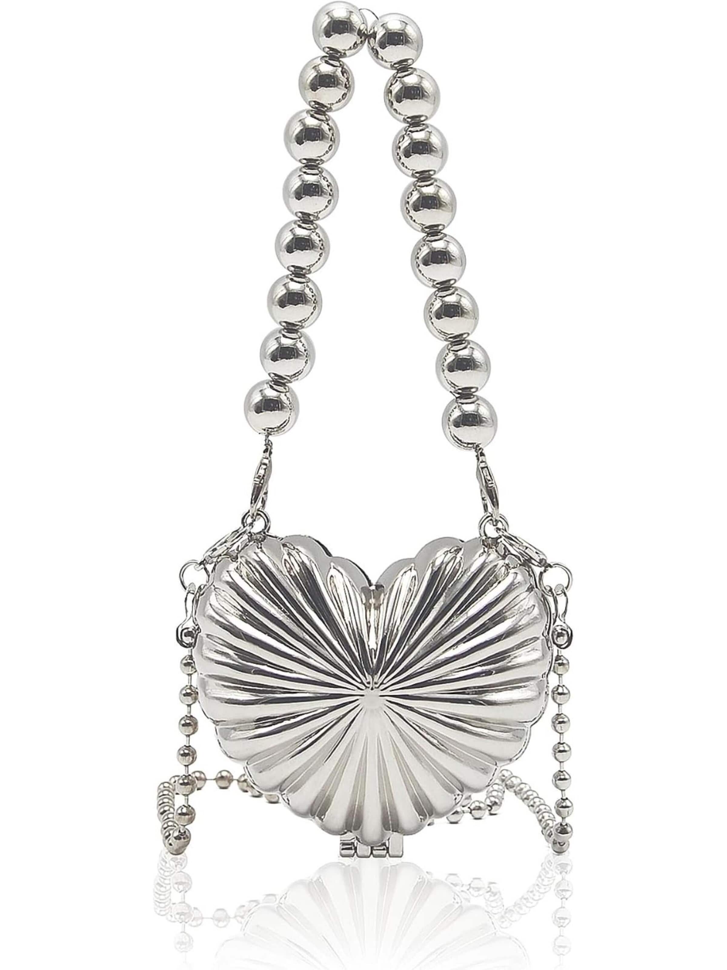 Lollanda Traditional Bag in Silver: front