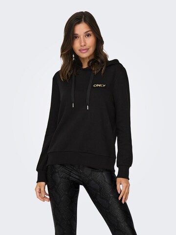 ONLY Sweatshirt 'NORA' in Zwart: voorkant