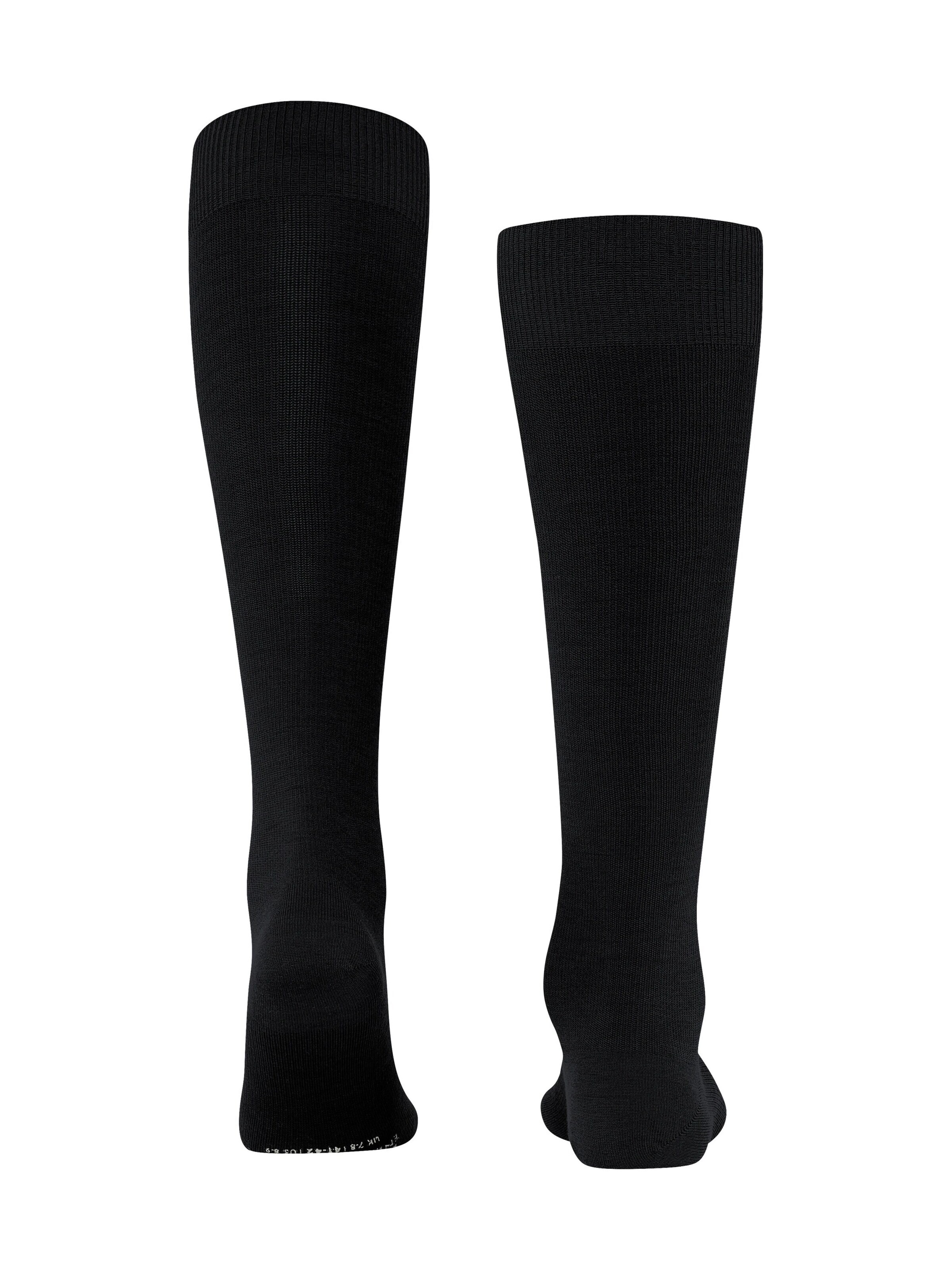 FALKE Knee High Socks 'Energizing Wool' in Black