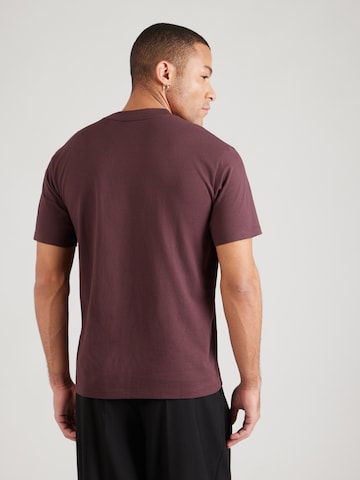 HUGO Koszulka 'Dapolino' w kolorze brązowy