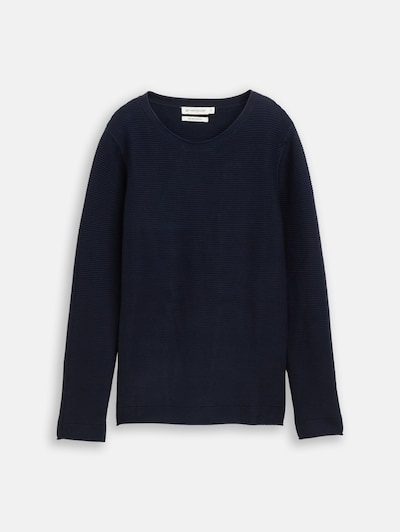 TOM TAILOR Pull-over en bleu foncé, Vue avec produit