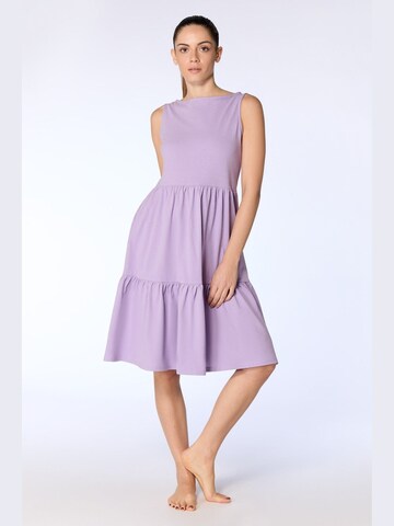 Leela COTTON Dress in Purple