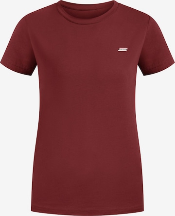T-shirt ' Laurena ' Smilodox en marron : devant
