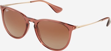 Ray-Ban Sunglasses 'Erika' in Brown: front