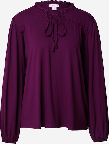 Wallis Blouse in Purple: front