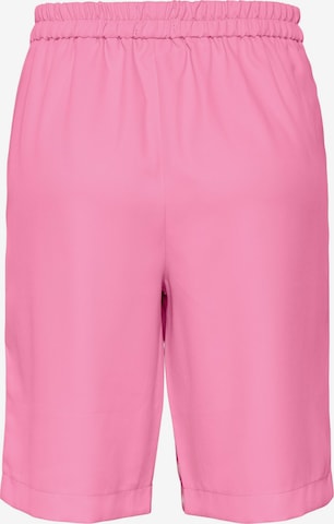 PIECES - Loosefit Calças com pregas 'Tally' em rosa