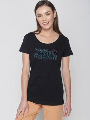 GREENBOMB Shirt 'Bike Connect' in Black: front