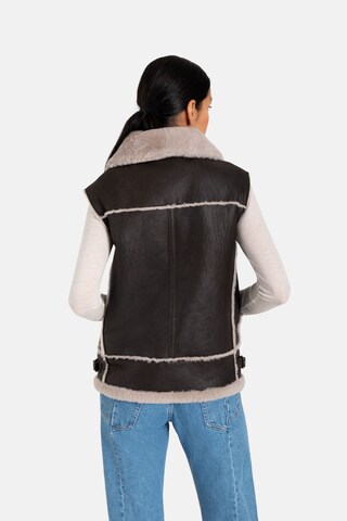 Werner Christ Vest 'Paulina' in Brown