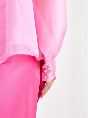 Tricou ' Jackiecras ' de la Crās pe roz: lateral