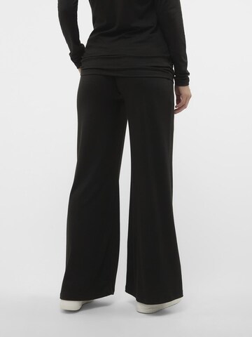 MAMALICIOUS Wide leg Pants 'MLGio' in Black