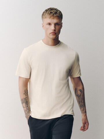 T-Shirt 'Training Division' Next en beige