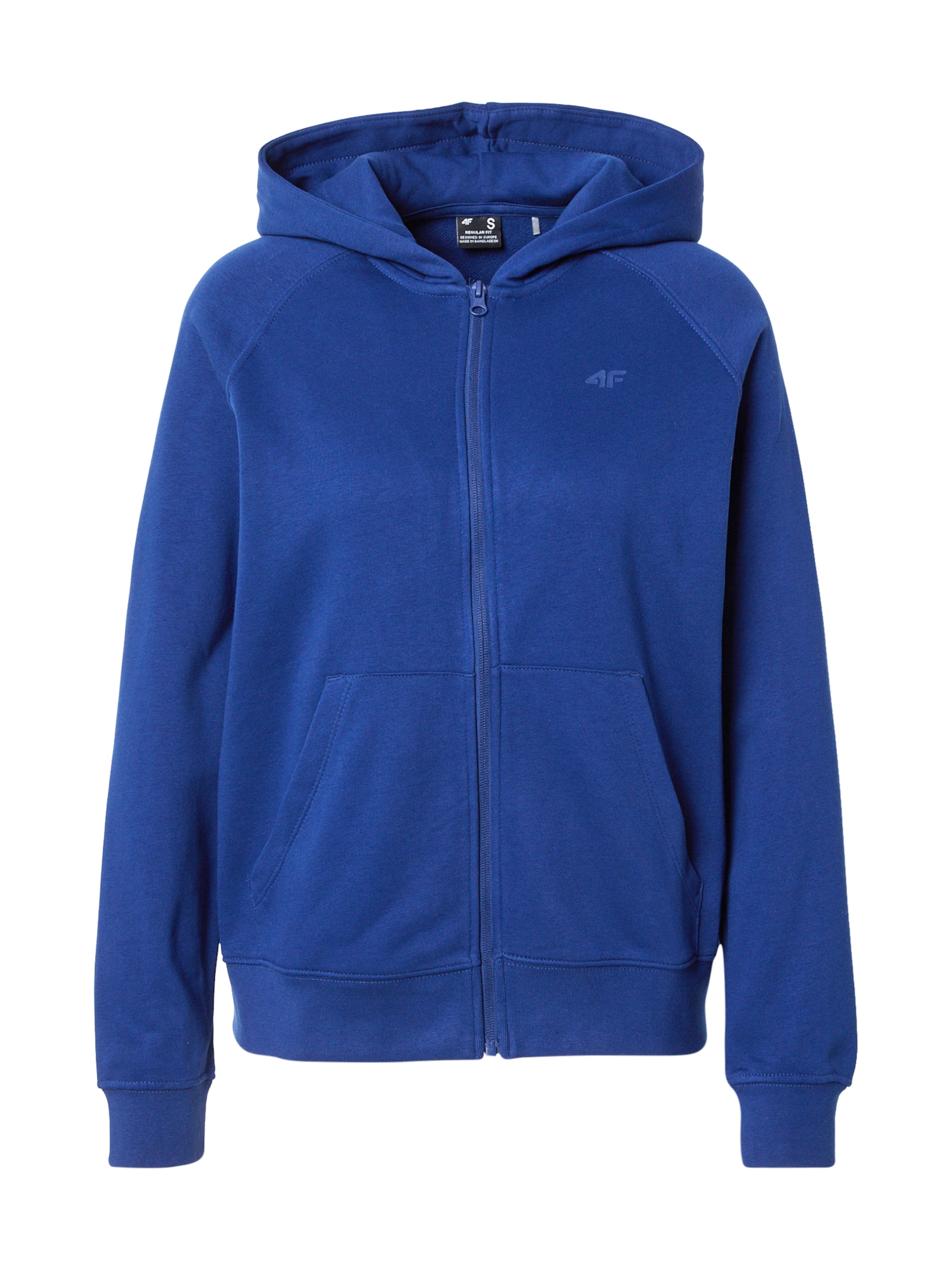 4F Спортивная кофта в Синий: спереди