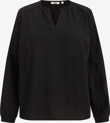 WE Fashion Blouse in Black: front