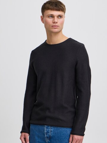 !Solid Pullover in Schwarz: Vorderseite
