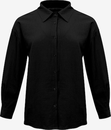 Imily Bela Bluse in Schwarz: Vorderseite