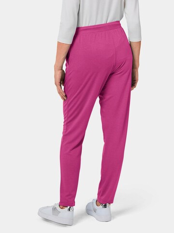 Regular Pantalon Goldner en rose