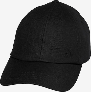 Casquette Marc O'Polo en noir : devant