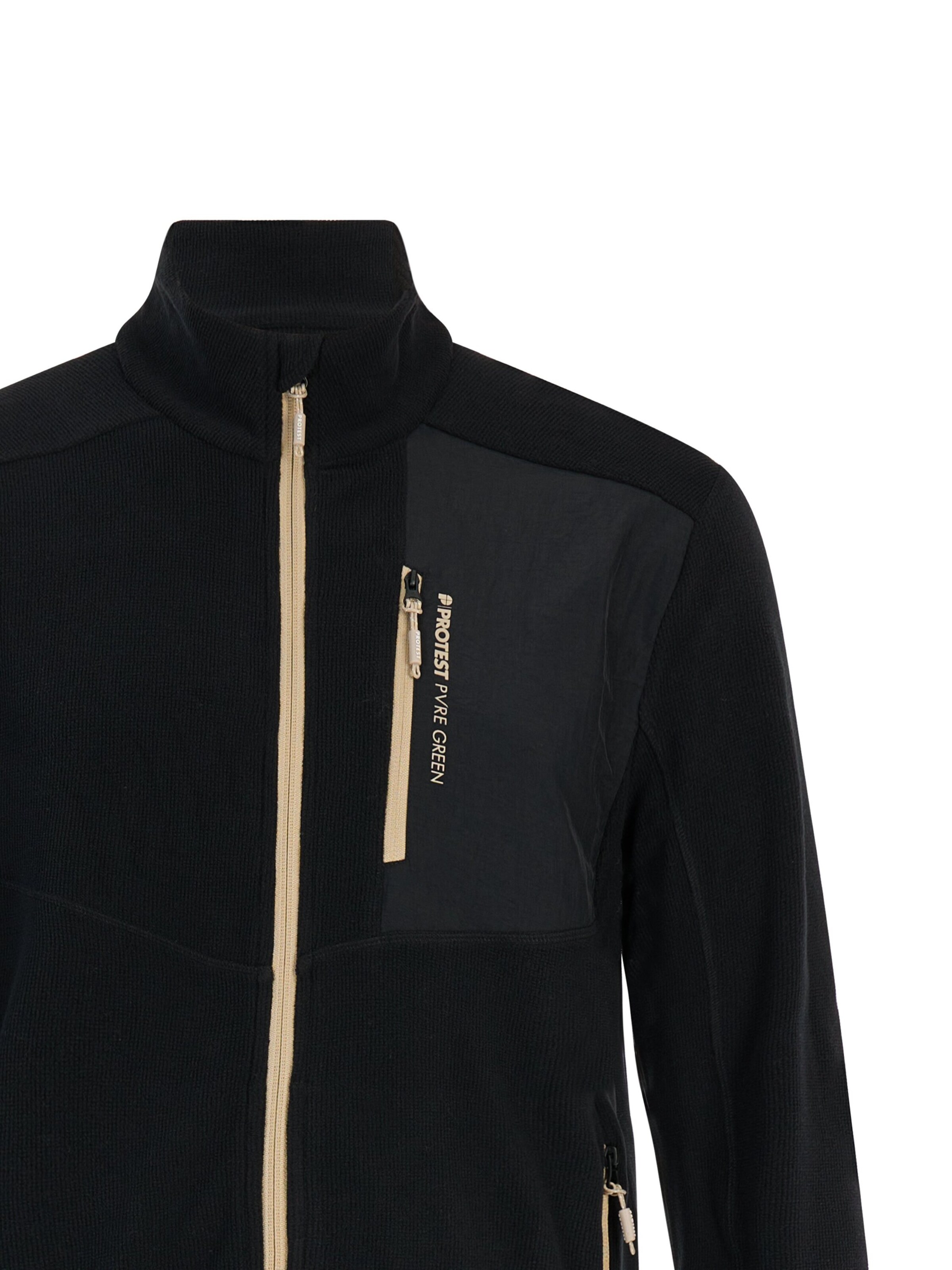 PROTEST Fleecejacke 'PRTPallas' in Schwarz