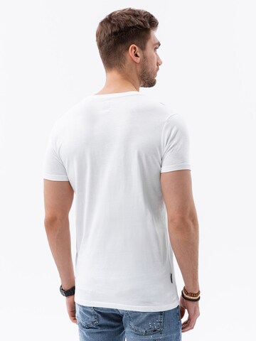 T-Shirt 'S1370' Ombre en blanc