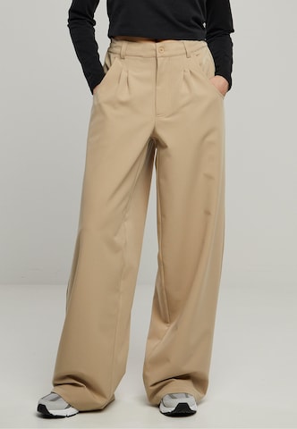 Wide Leg Pantalon Urban Classics en beige