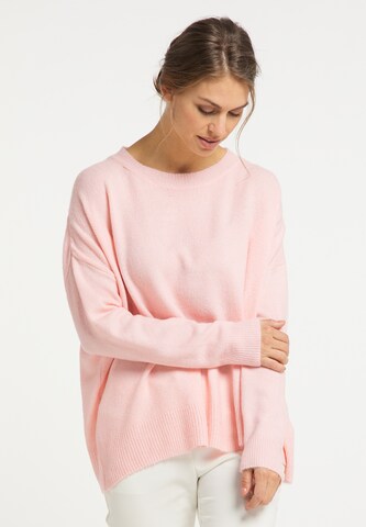 Pull-over Usha en rose : devant