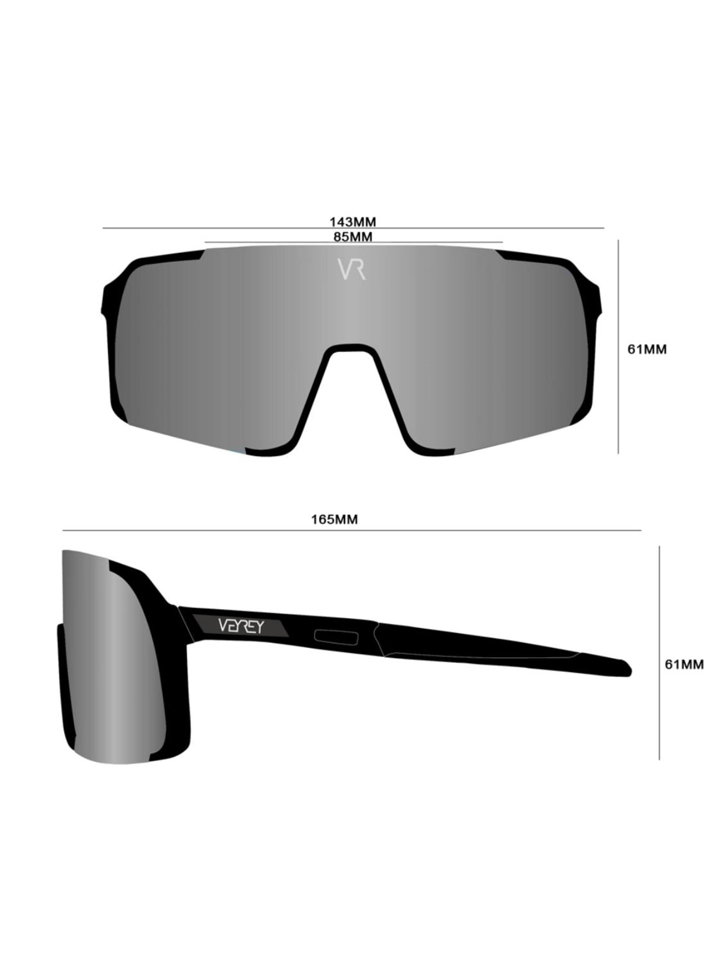 Lunettes de soleil sport 'Aeroblade' VEYREY en rose