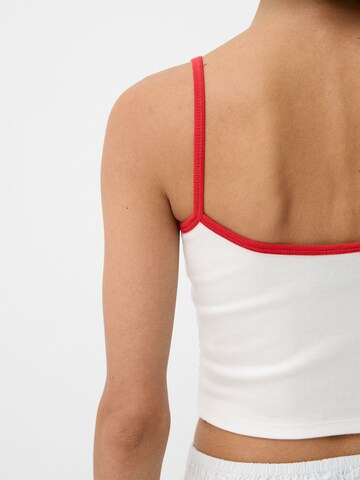Bershka Top in Wit