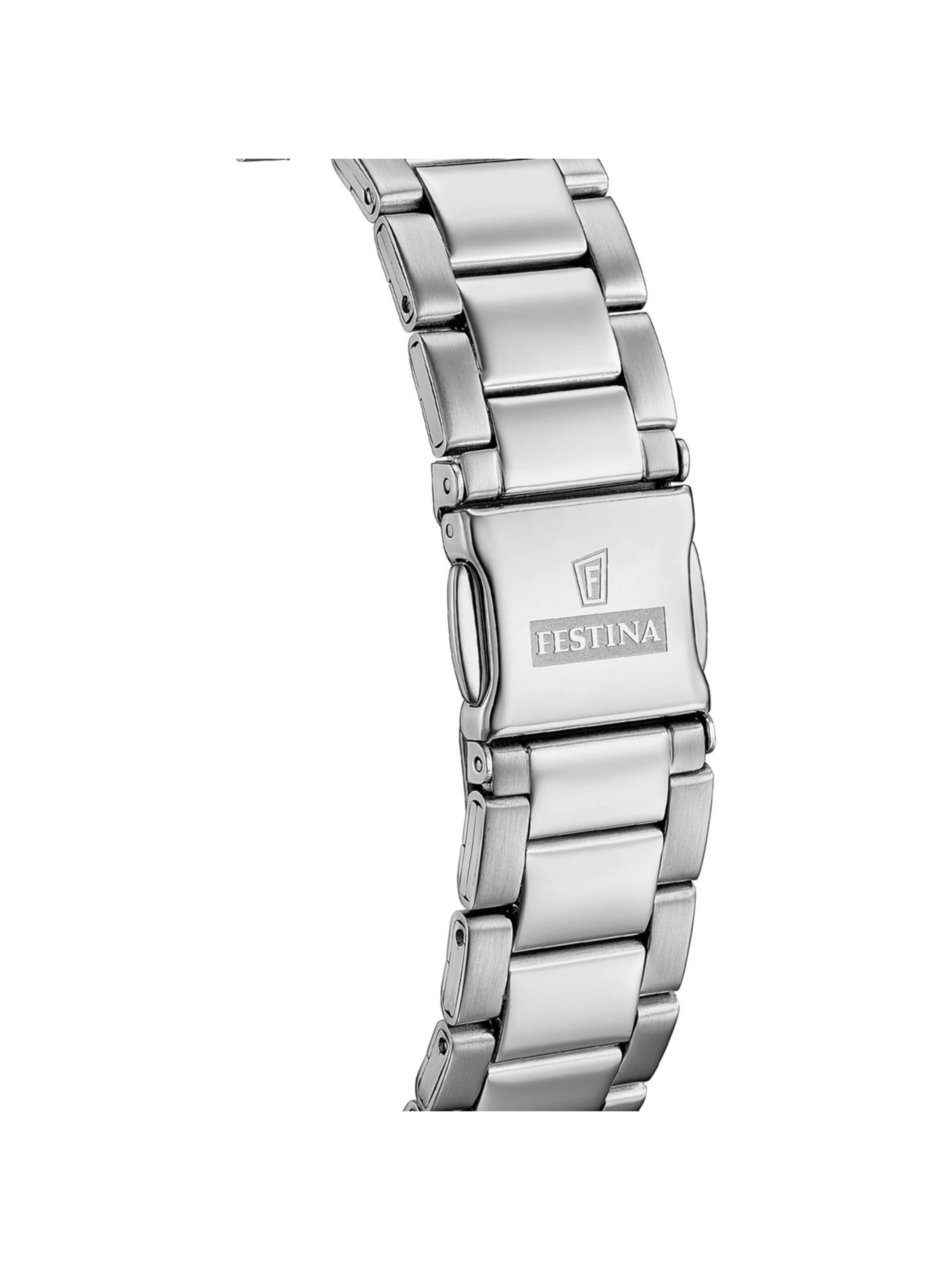 FESTINA Analoog horloge 'Festina - Watch Acero Clasico - Quartz watch movement - Watch case width: 40 mm' in Grijs