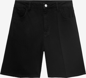 MANGO Loosefit Farkut 'CAMILLA' värissä musta: etupuoli