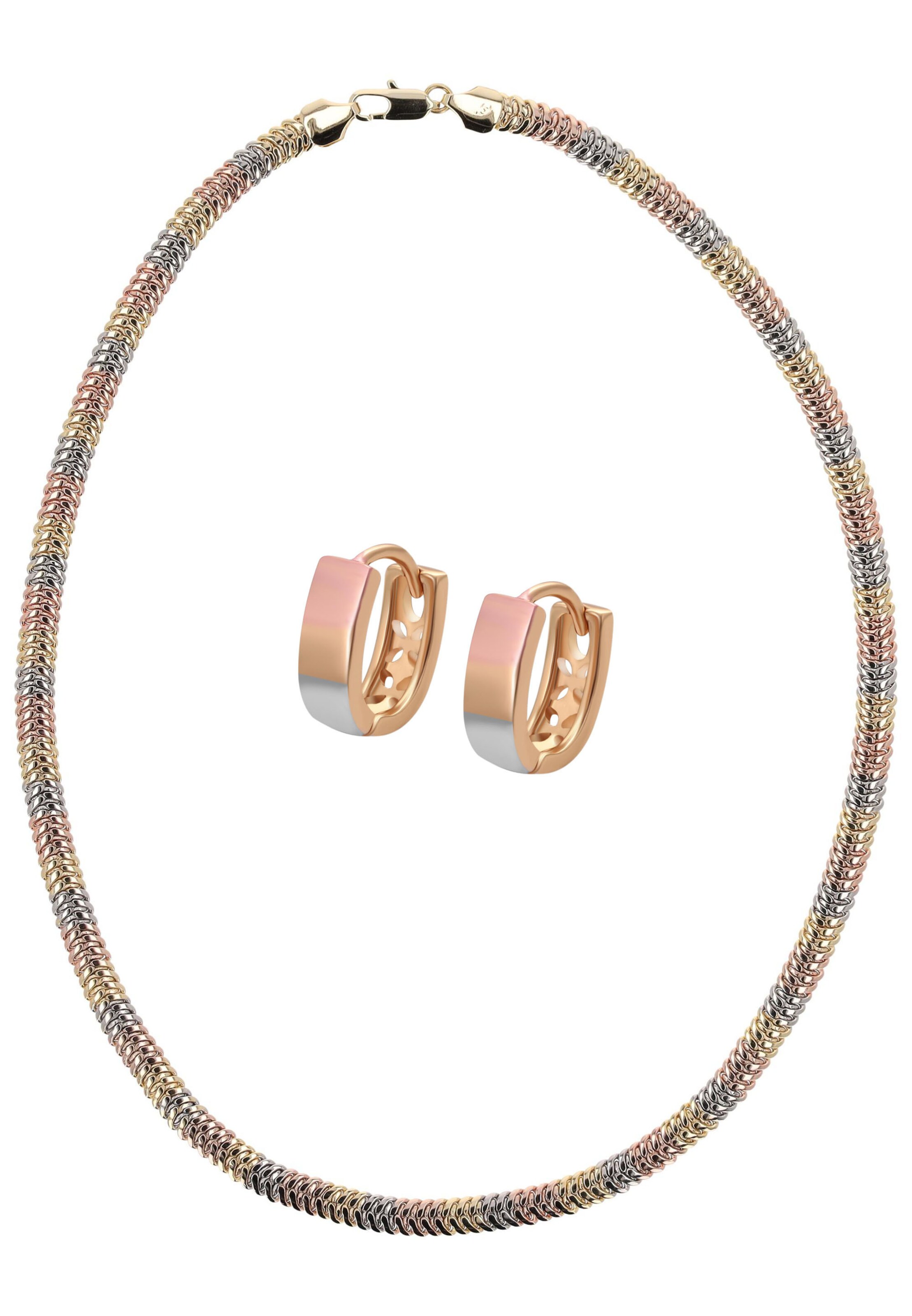 faina - Conjunto de joyería en oro: frente