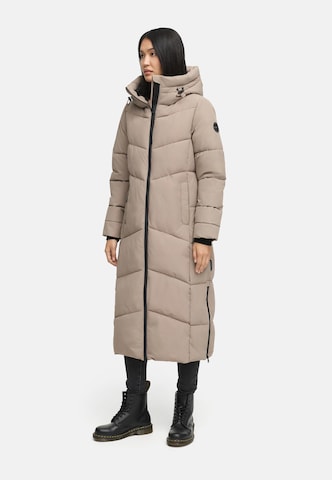 Manteau d’hiver 'Firella XVI' MARIKOO en gris : devant