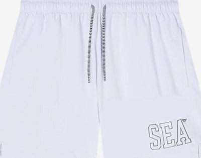 Emporio Armani Board Shorts 'Men's SEA Logo Swim Shorts' in S in White, Item view
