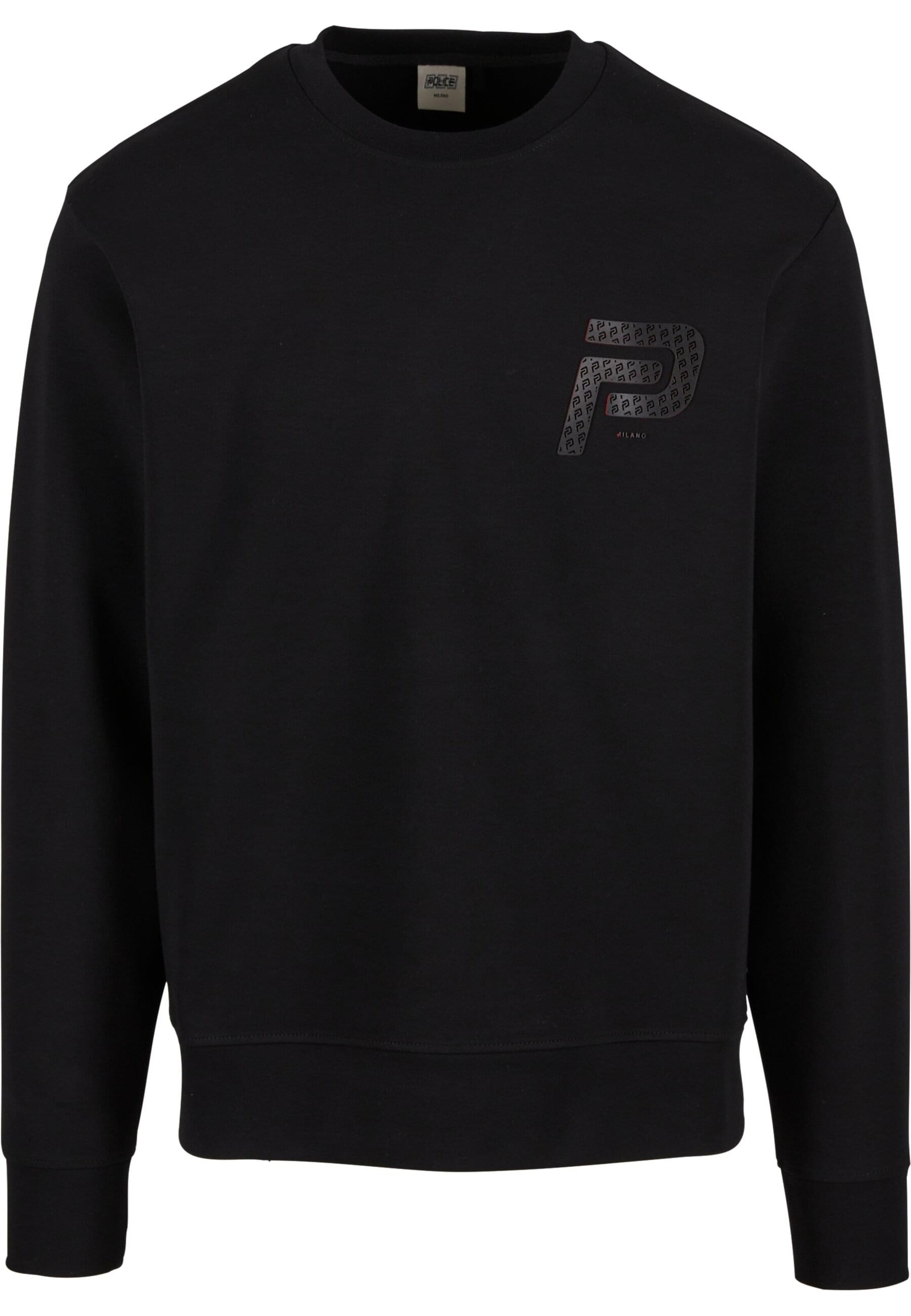 883Police Sweatshirt 'Kletton' in Black: front