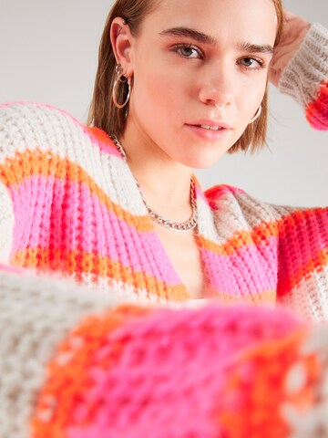 Grace Knit Cardigan in Pink