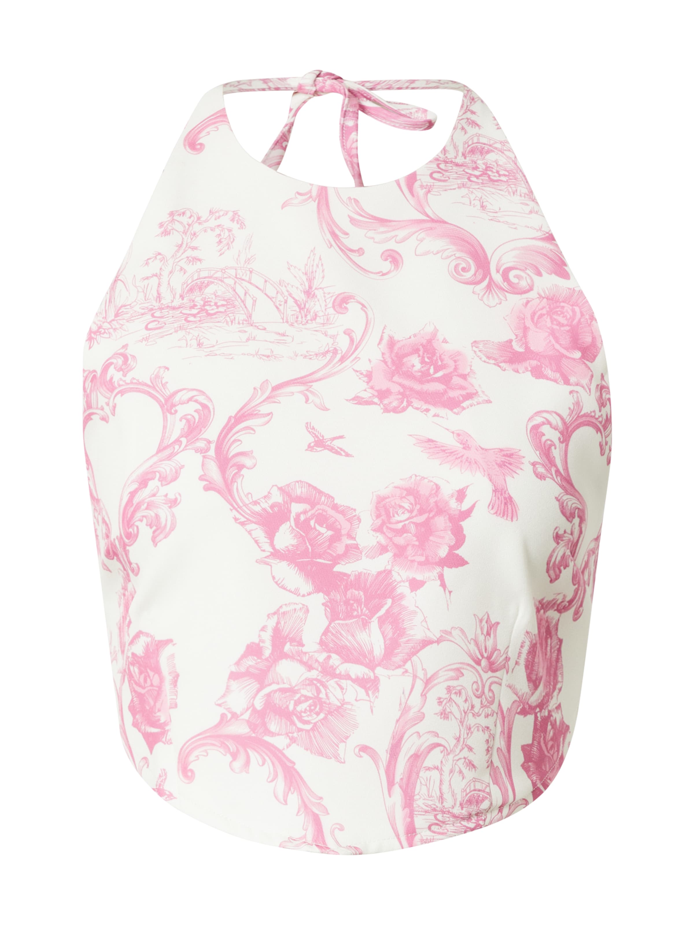 Missguided Top 'HANKY' – pink: přední strana