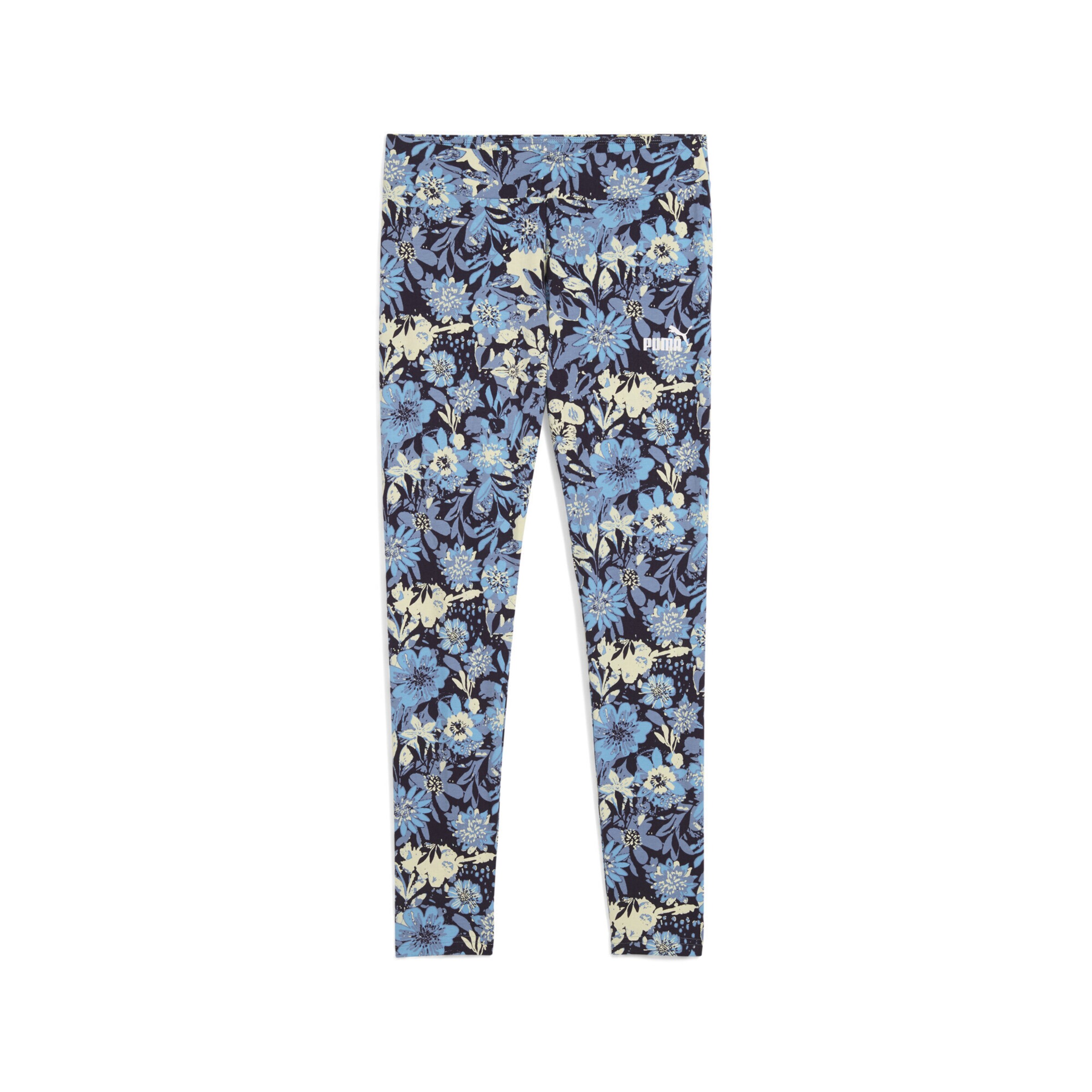 PUMA Skinny Leggings 'Essentials Nature 2.0' in Blau: Vorderseite