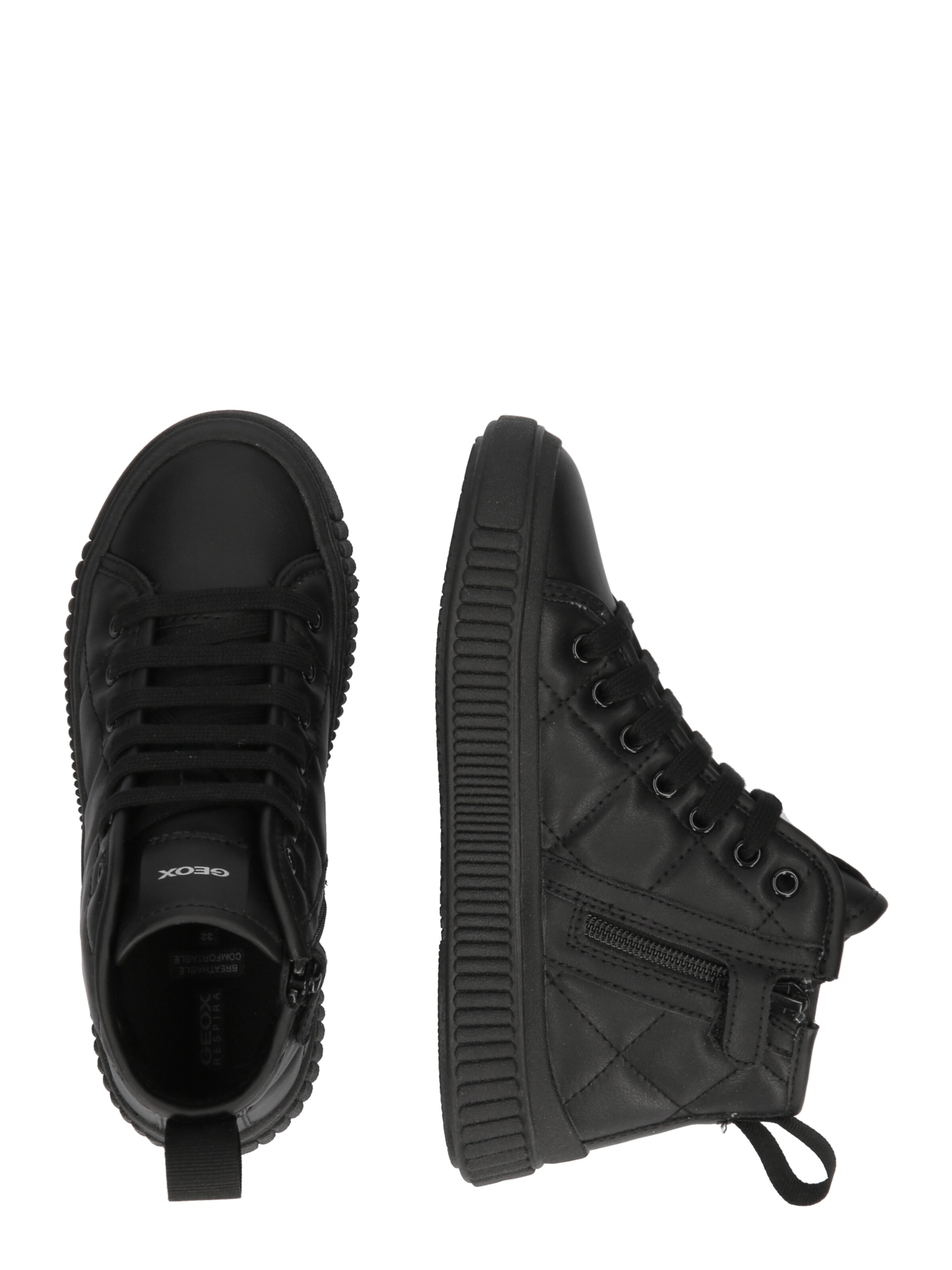 GEOX Sneaker 'Laquinny' in Schwarz
