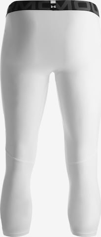 Skinny Pantaloni sportivi di UNDER ARMOUR in bianco