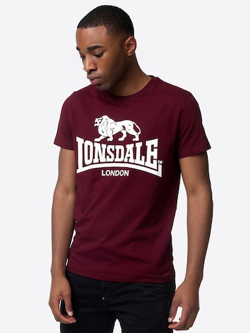 T-Shirt 'KELSO' LONSDALE en gris : devant