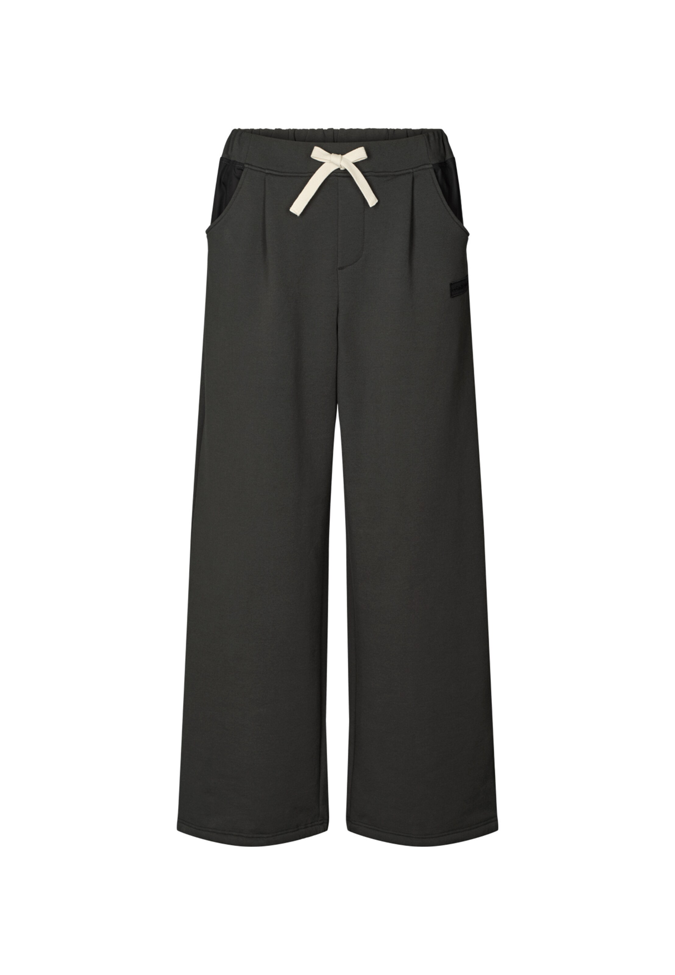 rethinkit studios Loosefit Broek in Zwart: voorkant