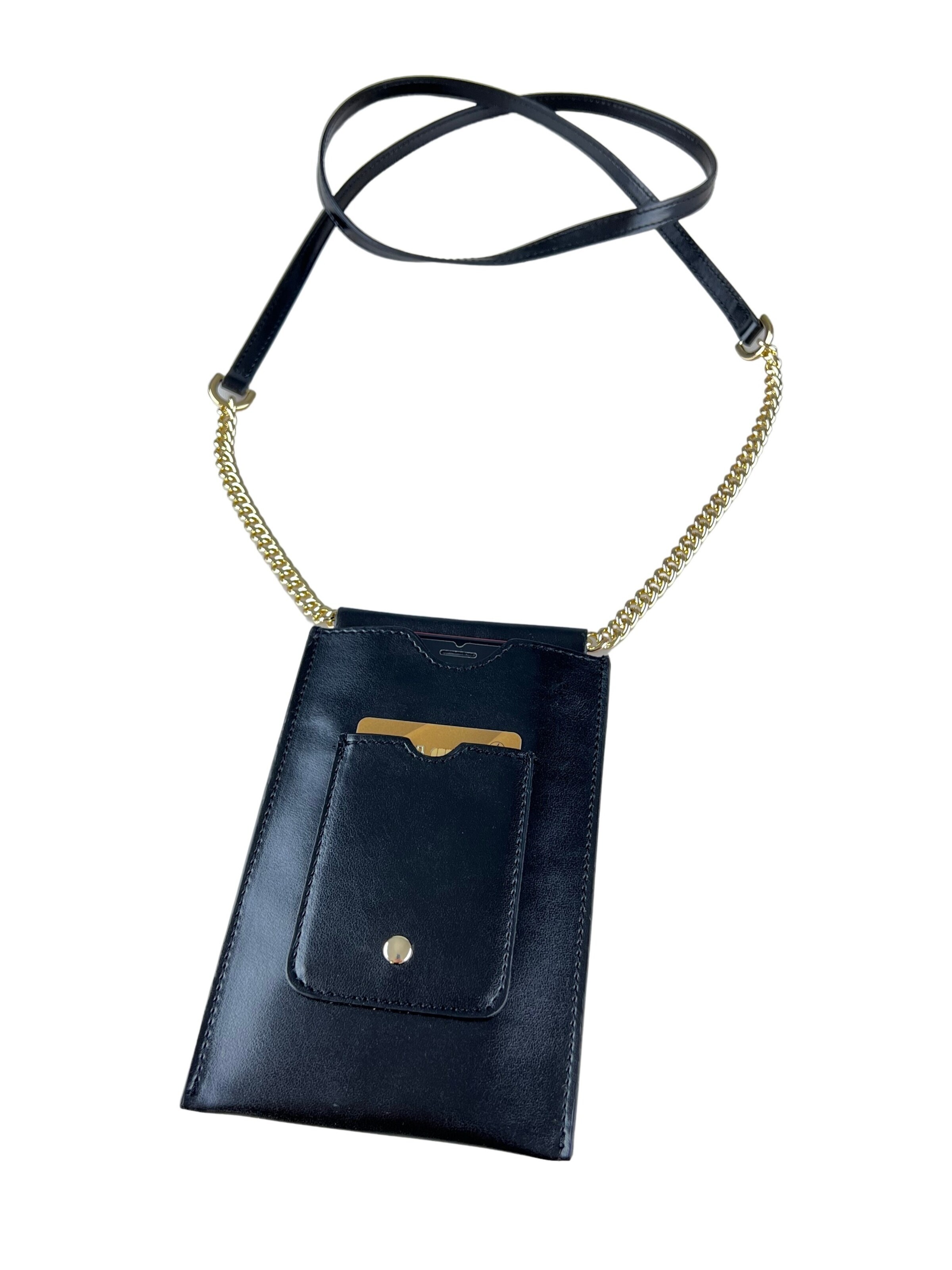 COLLEZIONE ALESSANDRO Crossbody Bag 'Handytasche' in Black