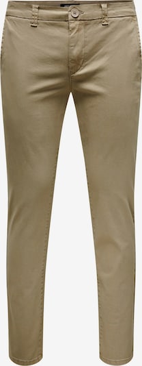 Pantaloni chino 'Pete' Only & Sons di colore beige scuro, Visualizzazione prodotti