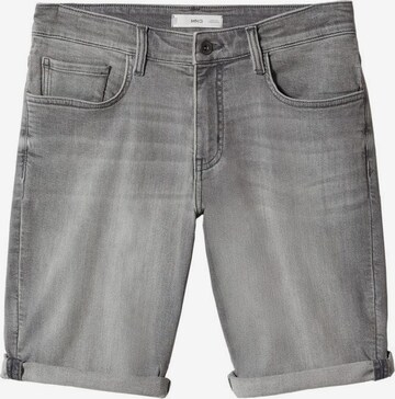 Coupe slim Jean MANGO MAN en gris : devant