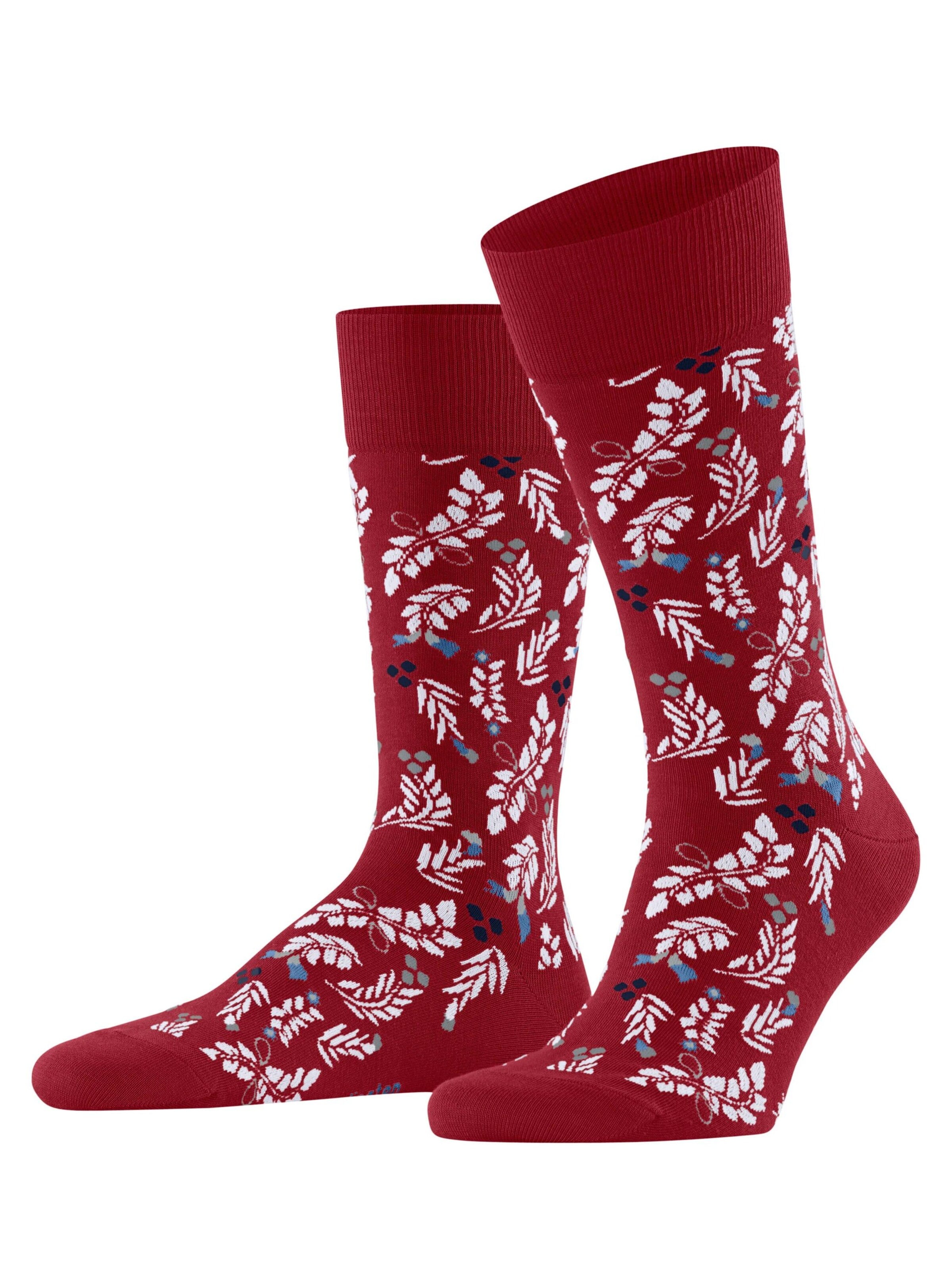 BURLINGTON Socken 'Bloomingday'‌‌‌‌‌‌‌‌ in Rot: Vorderseite