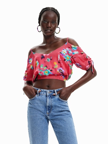 Top 'Betty' di Desigual in rosa: frontale