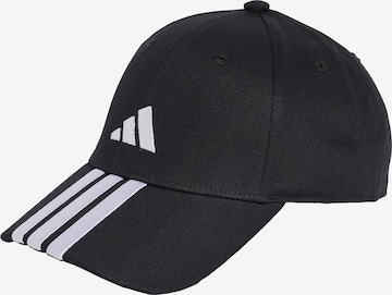 melns ADIDAS SPORTSWEAR Sporta naģene '3-Stripes New Logo Baseball': no priekšpuses