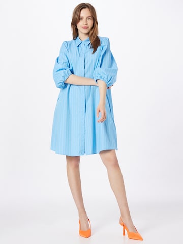 MSCH COPENHAGEN Košilové šaty 'Petronia' – modrá