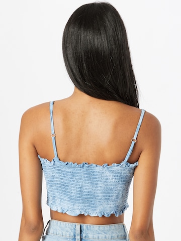 WEEKDAY Top 'Sally Smock Sun' in Blau